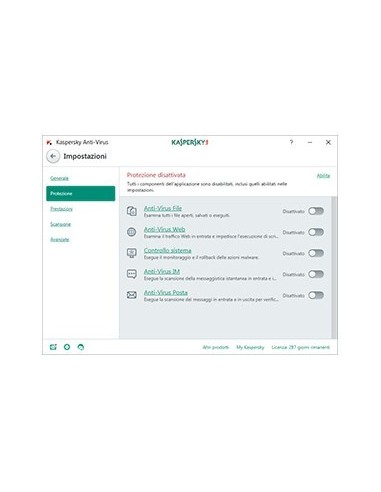 Kaspersky Lab Anti-Virus 2017, 1Y, 3U, IT ITA 3 licenza e 1 anno i