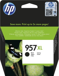 HP Cartuccia di inchiostro nero originale ad alta capacità 957XL