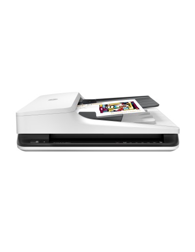 HP Scanjet Pro 2500 f1 Scanner piano e ADF 1200 x 1200 DPI A4 Nero, Bianco