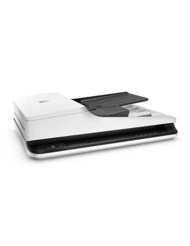 HP Scanjet Pro 2500 f1 Scanner piano e ADF 1200 x 1200 DPI A4 Nero, Bianco