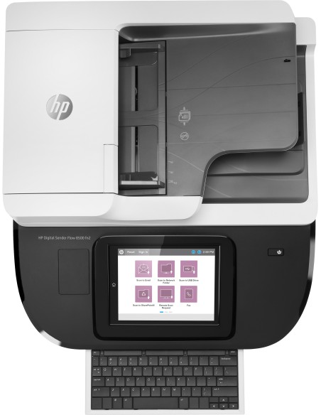 HP Flow 8500 fn2 Scanner piano e ADF