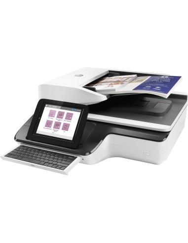 HP Scanjet Enterprise Flow N9120 fn2 Scanner piano e ADF 600 x 600 DPI A3 Nero, Bianco