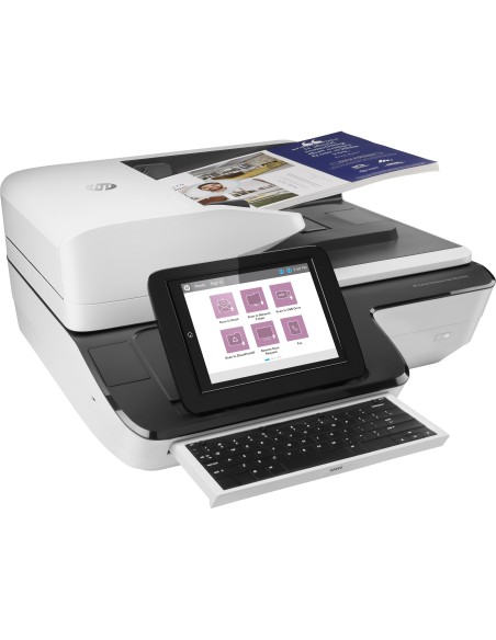 HP Scanjet Enterprise Flow N9120 fn2 Scanner piano e ADF 600 x 600 DPI A3 Nero, Bianco