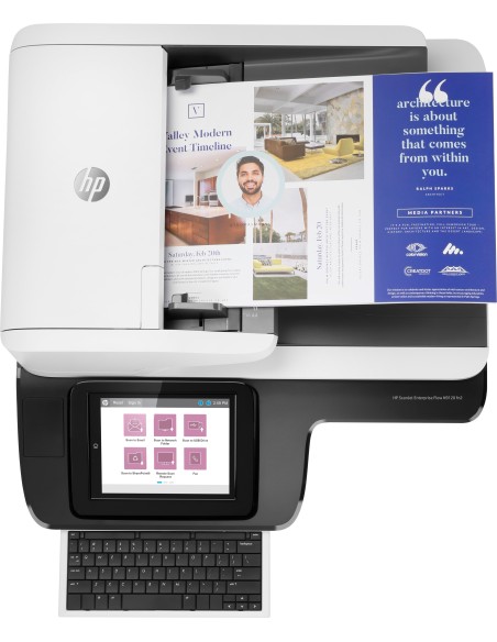 HP Scanjet Enterprise Flow N9120 fn2 Scanner piano e ADF 600 x 600 DPI A3 Nero, Bianco