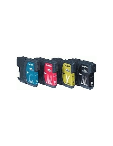 Brother LC-1100HYVALBP cartuccia d'inchiostro 4 pz Originale Resa elevata (XL) Nero, Ciano, Magenta, Giallo
