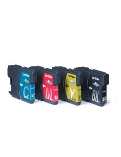 Brother LC-1100VALBP cartuccia d'inchiostro 4 pz Originale Nero, Ciano, Magenta, Giallo