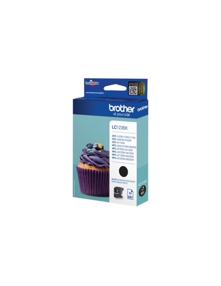 Brother LC-123BK cartuccia d'inchiostro 1 pz Originale Resa elevata (XL) Nero