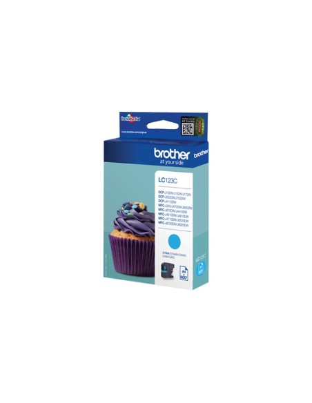 Brother LC-123C cartuccia d'inchiostro 1 pz Originale Resa elevata (XL) Ciano