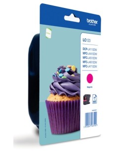 Brother LC-123MBP cartuccia d'inchiostro 1 pz Originale Magenta