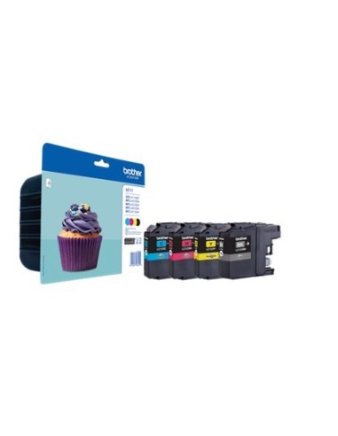 Brother LC-123VALBP cartuccia d'inchiostro 4 pz Originale Nero, Ciano, Magenta, Giallo