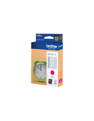 Brother LC-125XLM cartuccia d'inchiostro 1 pz Originale Resa extra elevata (super) Magenta