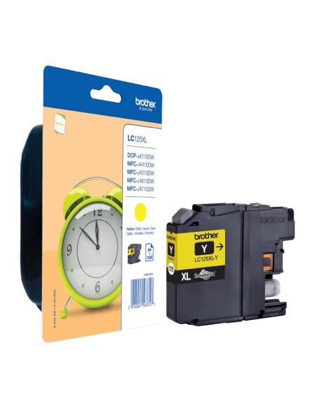 Brother LC-125XLY cartuccia d'inchiostro 1 pz Originale Resa extra elevata (super) Giallo