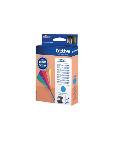 Brother LC-223C cartuccia d'inchiostro 1 pz Originale Ciano
