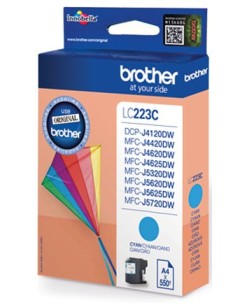 Brother LC-223CBP cartuccia d'inchiostro 1 pz Originale Ciano