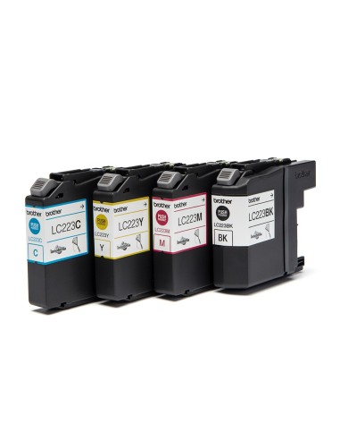 Brother LC-223VALBP cartuccia d'inchiostro 4 pz Originale Nero, Ciano, Magenta, Giallo