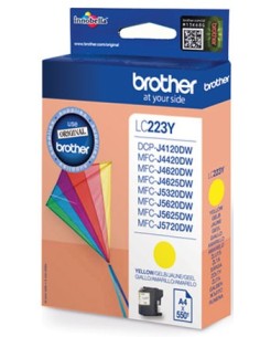 Brother LC-223YBP cartuccia d'inchiostro 1 pz Originale Giallo