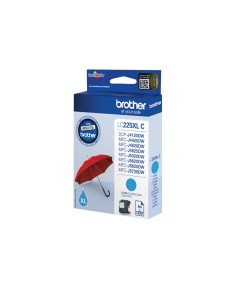 Brother LC-225XLC cartuccia d'inchiostro 1 pz Originale Ciano