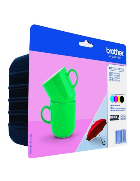Brother LC-227XLVALBP cartuccia d'inchiostro 4 pz Originale Nero, Ciano, Magenta, Giallo