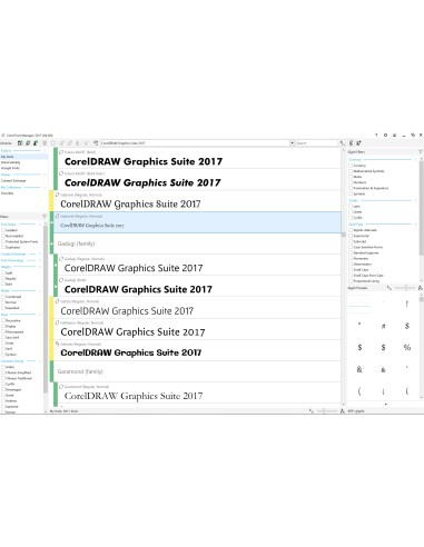 Corel CorelDraw Graphics Suite 2017 251-2500U UPG Aggiornamento Multilingua