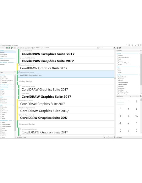 Corel CorelDraw Graphics Suite 2017 251-2500U UPG Aggiornamento Multilingua