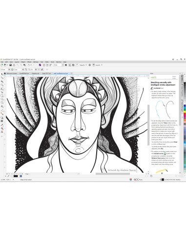 Corel CorelDraw Graphics Suite 2017 251-2500U UPG Aggiornamento Multilingua