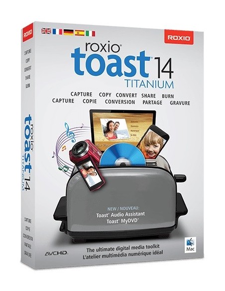 Corel Toast 14 Titanium, EDU, ML, 251-500U, Mac Istruzione (EDU) Multilingua