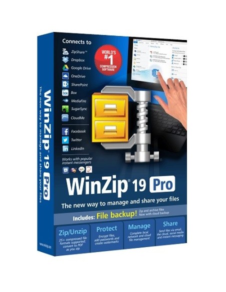 Corel WinZip 19 Pro, Edu, Lic ML 50-99 Istruzione (EDU)