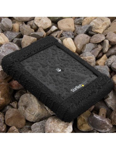 StarTech.com Box Esterno Robusto per Hard Drive - Case esterno anti-shock USB 3.0 a 2,5" SATA 6Gbps HDD SSD con UASP