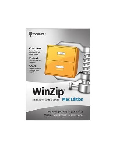 Corel WinZip Mac Edition, 50-99u, 1Y, MNT 1 anno i
