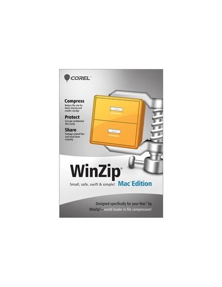 Corel WinZip Mac Edition, 50-99u, 1Y, MNT 1 anno i Corel WinZip Mac Edition, 50-99u, 1Y, MNT 1 anno i