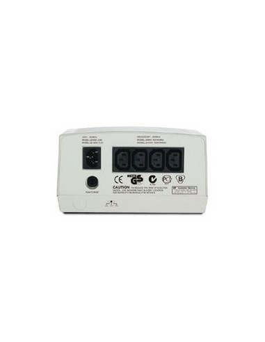 APC LE600I regolatore di tensione 4 presa(e) AC 230 V Beige, Grigio