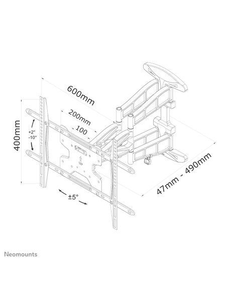 Neomounts by Newstar Supporto a parete per TV
