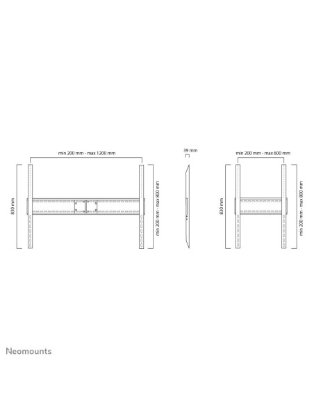 Neomounts by Newstar Supporto a parete per TV