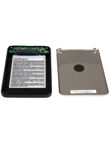 StarTech.com Box Esterno HDD per disco rigido SATA III 2.5" USB 3.0 Criptato AES 256-bit