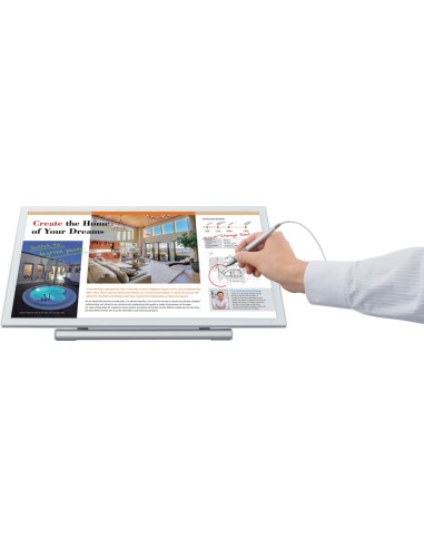 Sharp LL-P202V monitor touch screen 49,5 cm (19.5") 1920 x 1080 Pixel Bianco