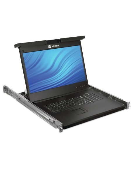 Vertiv Avocent 1 Computer - 47 cm (18,5") LCD - 1600 x 1200 - 3 x USB - 1 x VGA - Tastiera - TouchPad - 120 V AC, 230 V AC