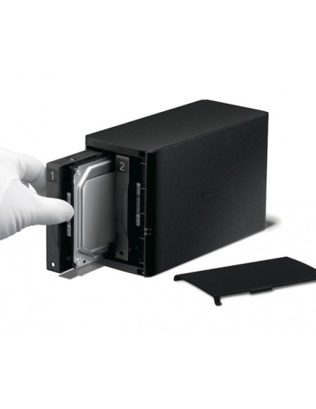 Buffalo LinkStation 220 NAS Collegamento ethernet LAN Nero Armada 370