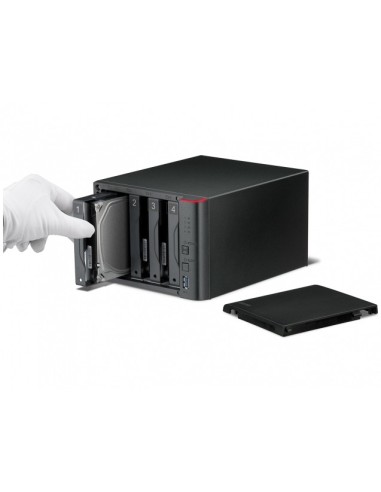 Buffalo LinkStation 441D NAS Collegamento ethernet LAN Nero Armada 370