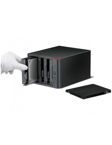 Buffalo LinkStation 441D NAS Collegamento ethernet LAN Nero Armada 370