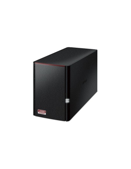 Buffalo LinkStation 520 NAS Collegamento ethernet LAN Nero RTD1195N