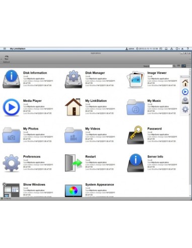 Buffalo LinkStation 520 NAS Collegamento ethernet LAN Nero RTD1195N