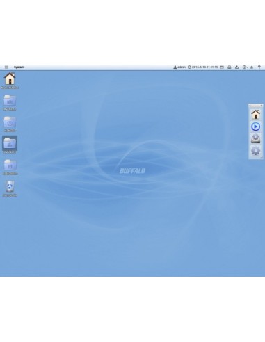 Buffalo LinkStation 520 NAS Collegamento ethernet LAN Nero RTD1195N