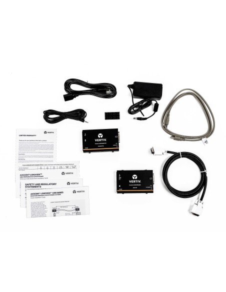 Vertiv Avocent LongView, DVI singola, USB, audio, CATx 50M, EU