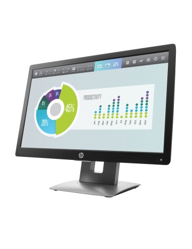 HP EliteDisplay E202 50,8 cm (20") 1600 x 900 Pixel HD+ LED Nero, Argento
