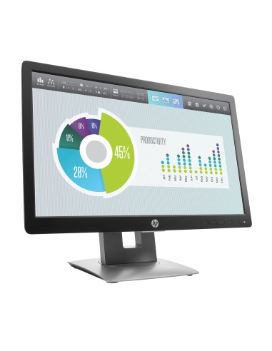 HP EliteDisplay E202 50,8 cm (20") 1600 x 900 Pixel HD+ LED Nero, Argento