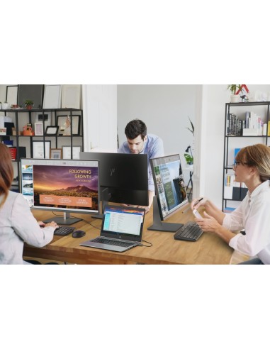 HP EliteDisplay E202 50,8 cm (20") 1600 x 900 Pixel HD+ LED Nero, Argento