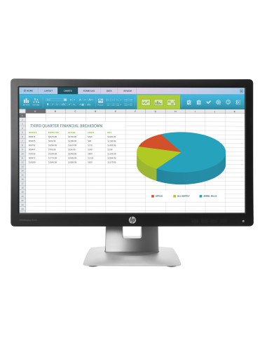 HP EliteDisplay E222 54,6 cm (21.5") 1920 x 1080 Pixel Full HD LED Nero, Argento