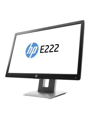 HP EliteDisplay E222 54,6 cm (21.5") 1920 x 1080 Pixel Full HD LED Nero, Argento