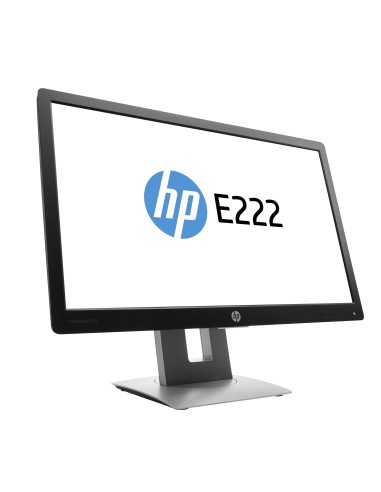 HP EliteDisplay E222 54,6 cm (21.5") 1920 x 1080 Pixel Full HD LED Nero, Argento