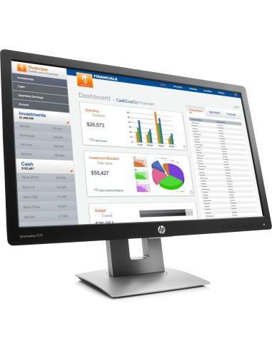 HP EliteDisplay E232 58,4 cm (23") 1920 x 1080 Pixel Full HD LED Nero